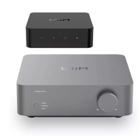   WiiM PRO  hálózati lejátszó + Vibelink AMP sztereó végerősítő  - szettben/szürke - Extra Akció!