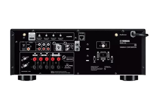 Yamaha RX-V4A 5.2 házimozi rádióerősítő + Mission LX-4 MKII 5.1 hangfalszett - fekete/dió
