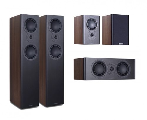 Yamaha RX-V4A 5.2 + Mission LX-4 MKII hangfalszett, szettben - fekete /dió 