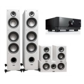   Yamaha RX-V4A 5.2 + TAGA Harmony TAV 607F 5.0 hangfalszett, szettben - fekete /fehér