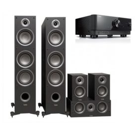   Yamaha RX-V4A 5.2 + TAGA Harmony TAV 607F 5.0 hangfalszett, szettben - fekete /fekete