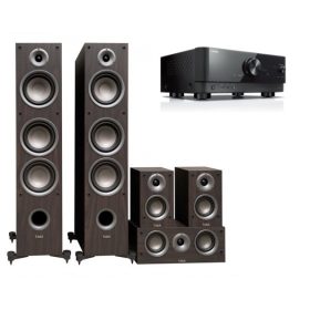   Yamaha RX-V4A 5.2 + TAGA Harmony TAV 607F 5.0 hangfalszett, szettben - fekete /modern wenge